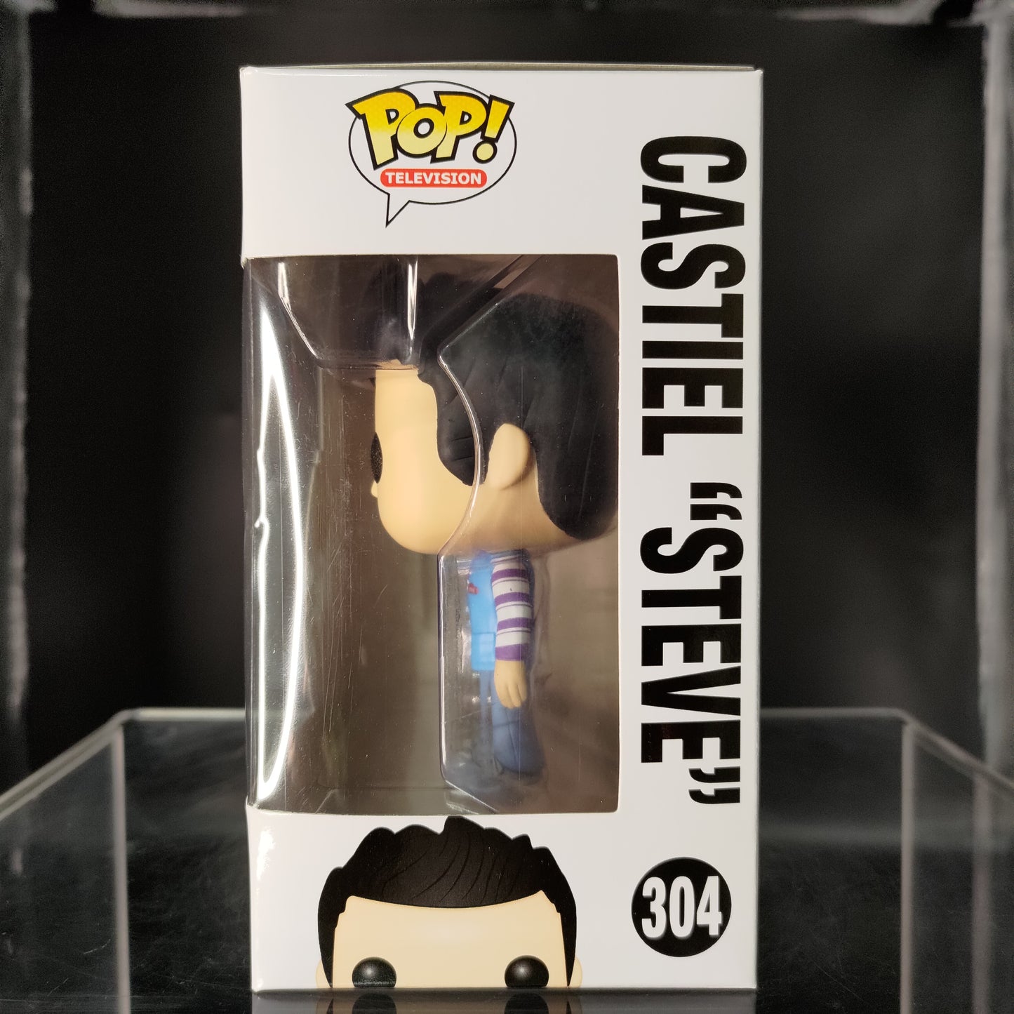 FUNKO POP! Vinyl Television RARE Supernatural Join The Hunt #304 Castiel (Steve) [Hot Topic Pre-Release (Stickerless)] [VAULTED]