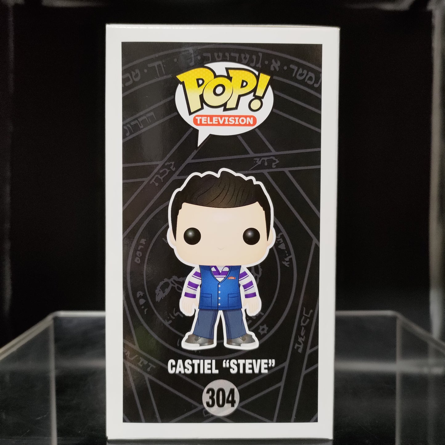 FUNKO POP! Vinyl Television RARE Supernatural Join The Hunt #304 Castiel (Steve) [Hot Topic Pre-Release (Stickerless)] [VAULTED]