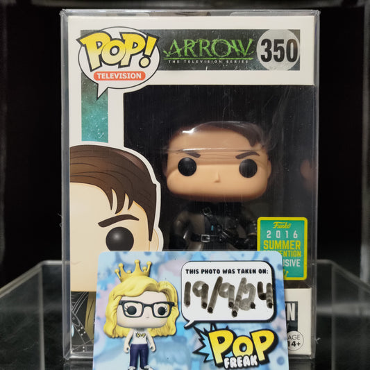 FUNKO POP! Vinyl Television RARE Arrow The Television Series #350 Malcolm Merlyn [Summer Convention] [VAULTED]