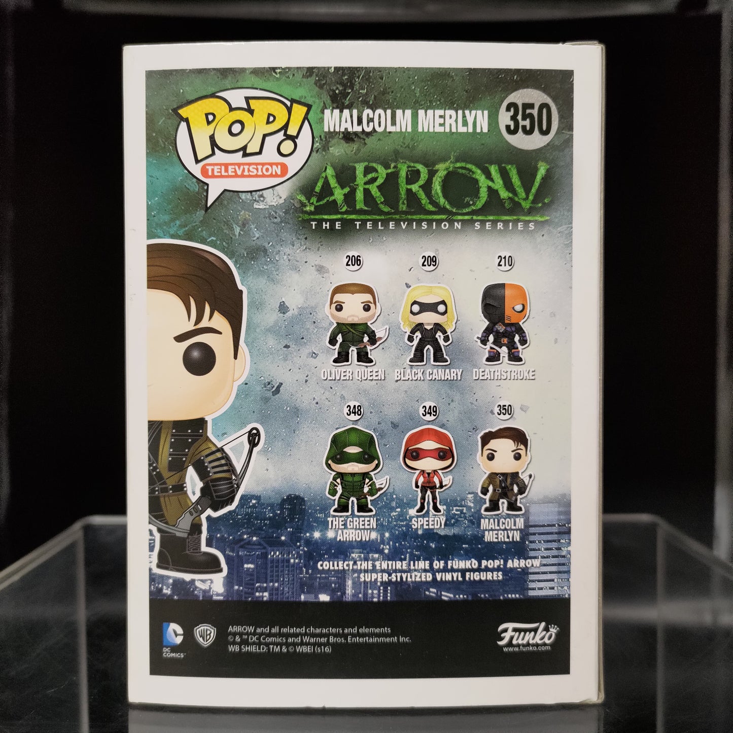 FUNKO POP! Vinyl Television RARE Arrow The Television Series #350 Malcolm Merlyn [Summer Convention] [VAULTED]