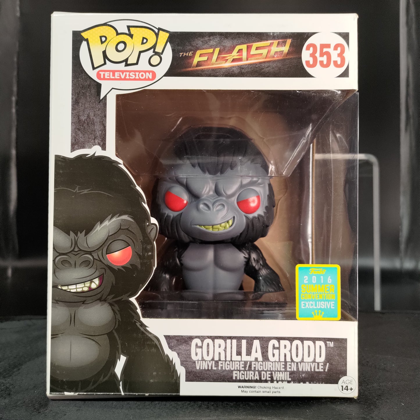 FUNKO POP! Vinyl Television RARE The Flash #353 Gorilla Grodd (The Flash CW) (6in Super) [Summer Convention] [VAULTED]