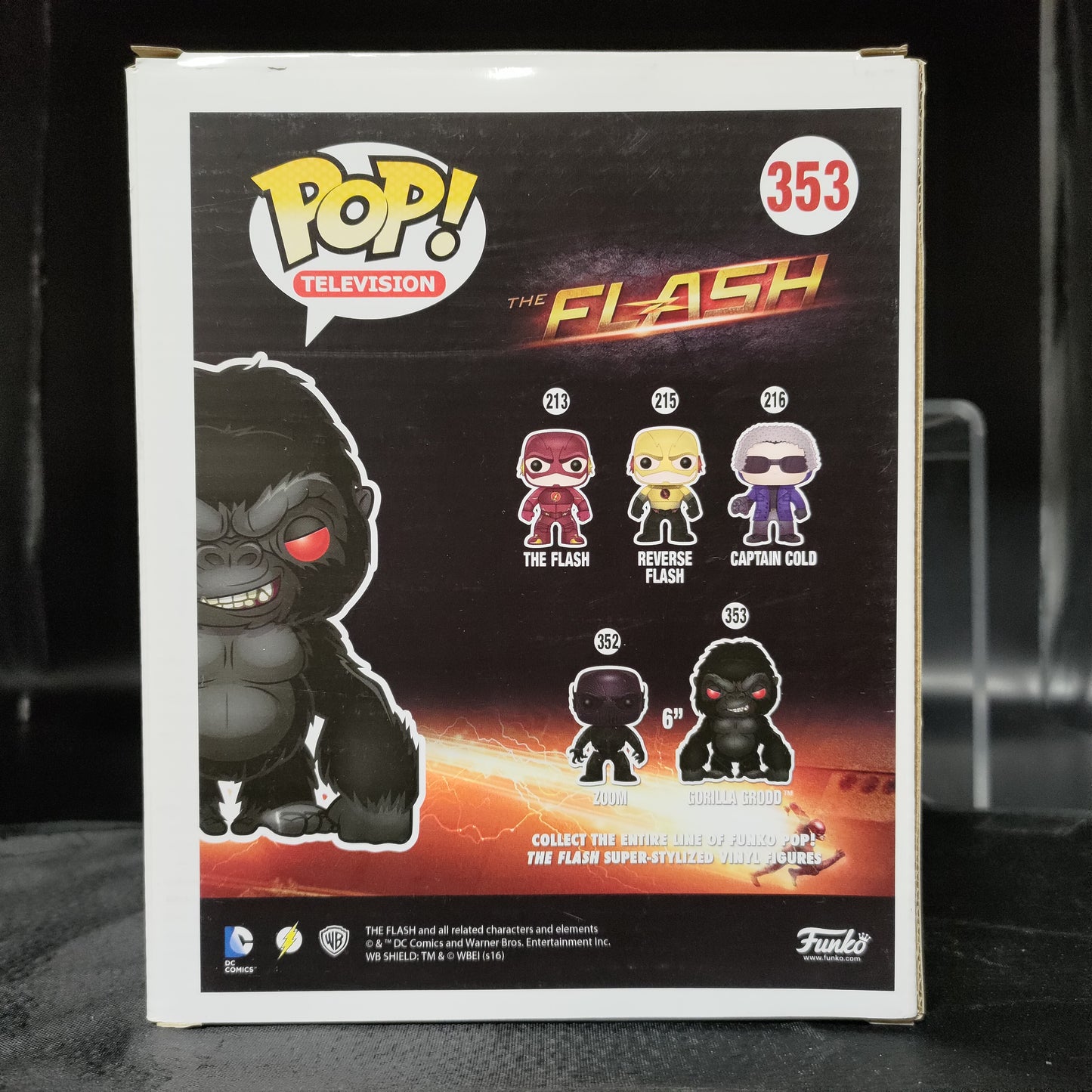 FUNKO POP! Vinyl Television RARE The Flash #353 Gorilla Grodd (The Flash CW) (6in Super) [Summer Convention] [VAULTED]