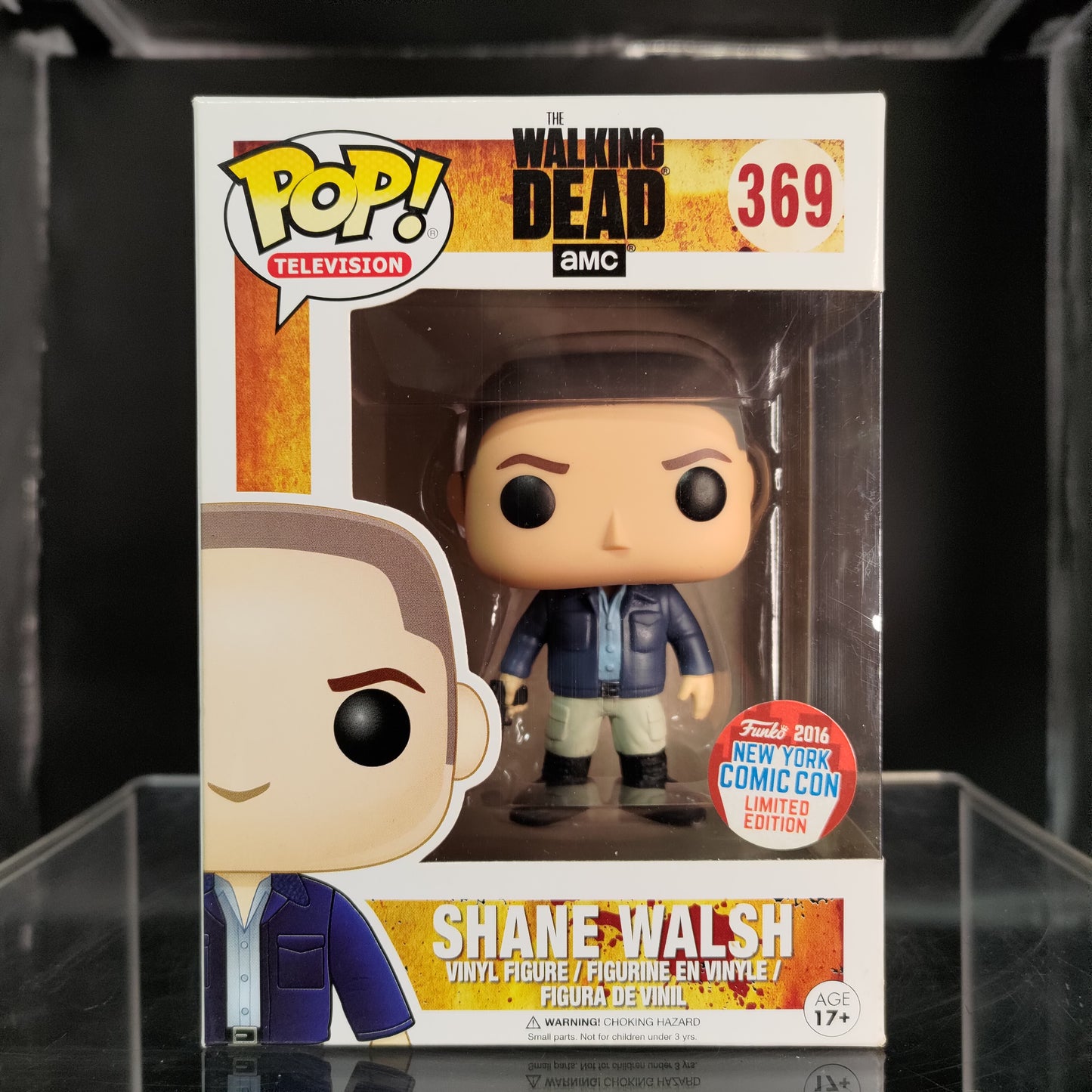 FUNKO POP! Vinyl Television RARE The Walking Dead #369 Shane Walsh [NYCC] [VAULTED]