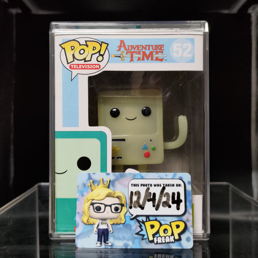 FUNKO POP! Vinyl Television RARE Adventure Time #52 BMO (White) (GITD) [SDCC (Stickerless)] [VAULTED]