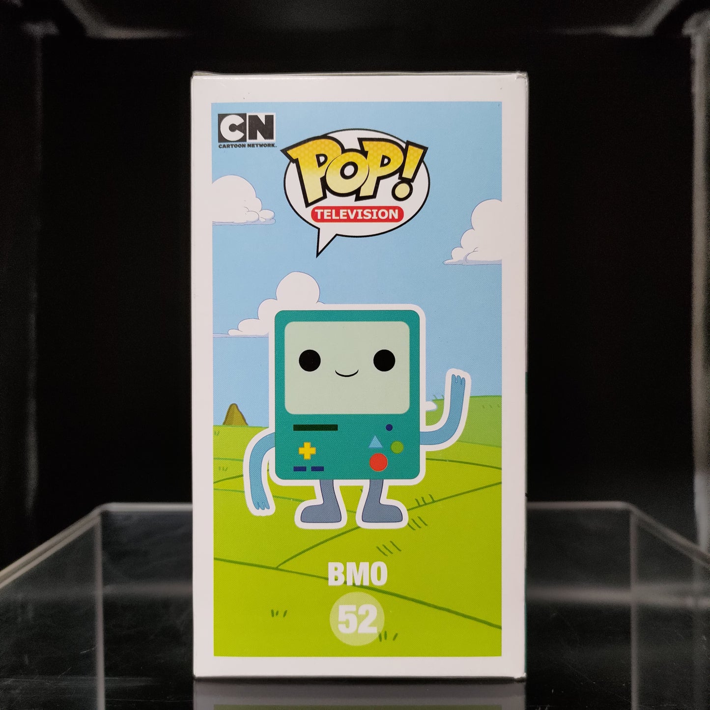 FUNKO POP! Vinyl Television RARE Adventure Time #52 BMO (White) (GITD) [SDCC (Stickerless)] [VAULTED]