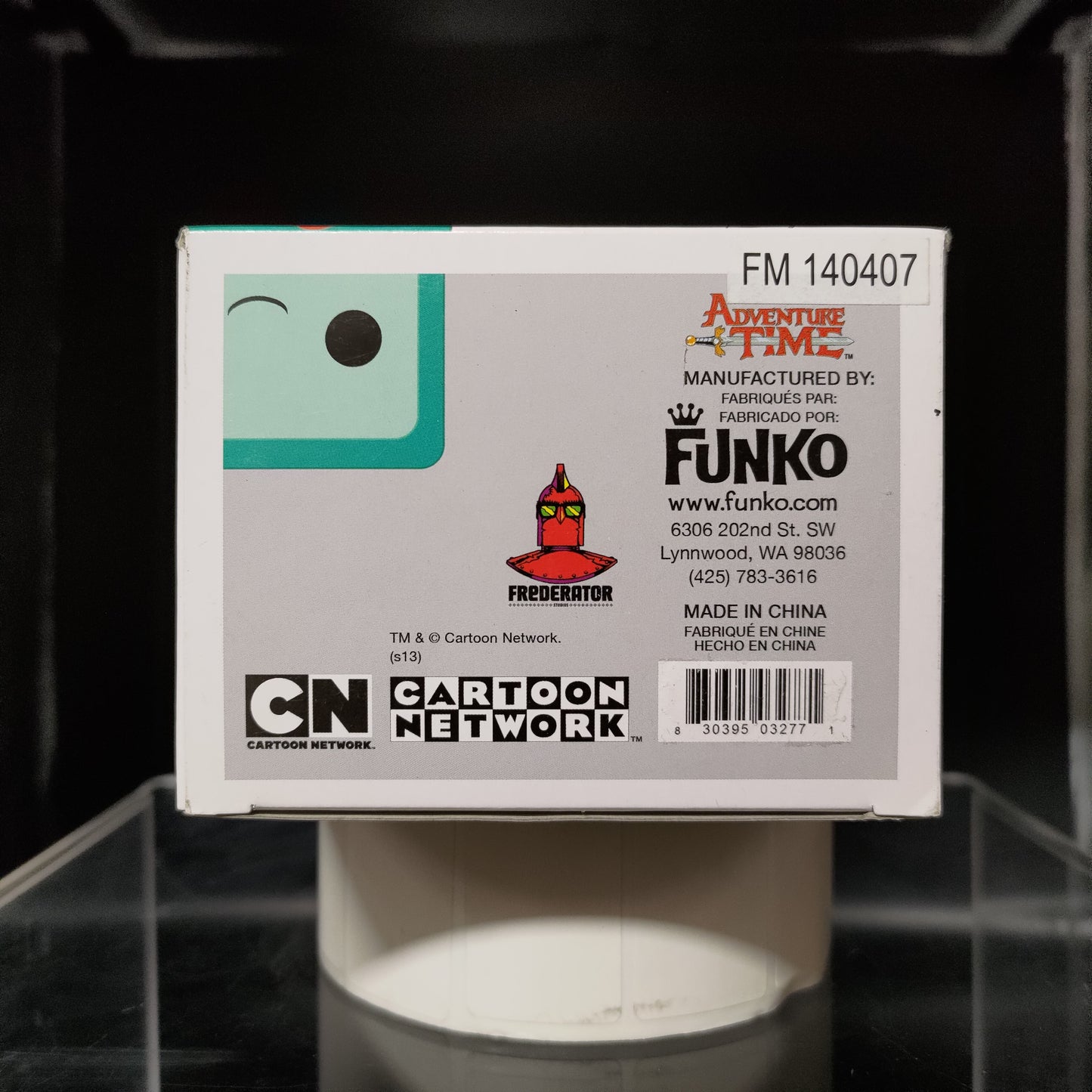 FUNKO POP! Vinyl Television RARE Adventure Time #52 BMO (White) (GITD) [SDCC (Stickerless)] [VAULTED]