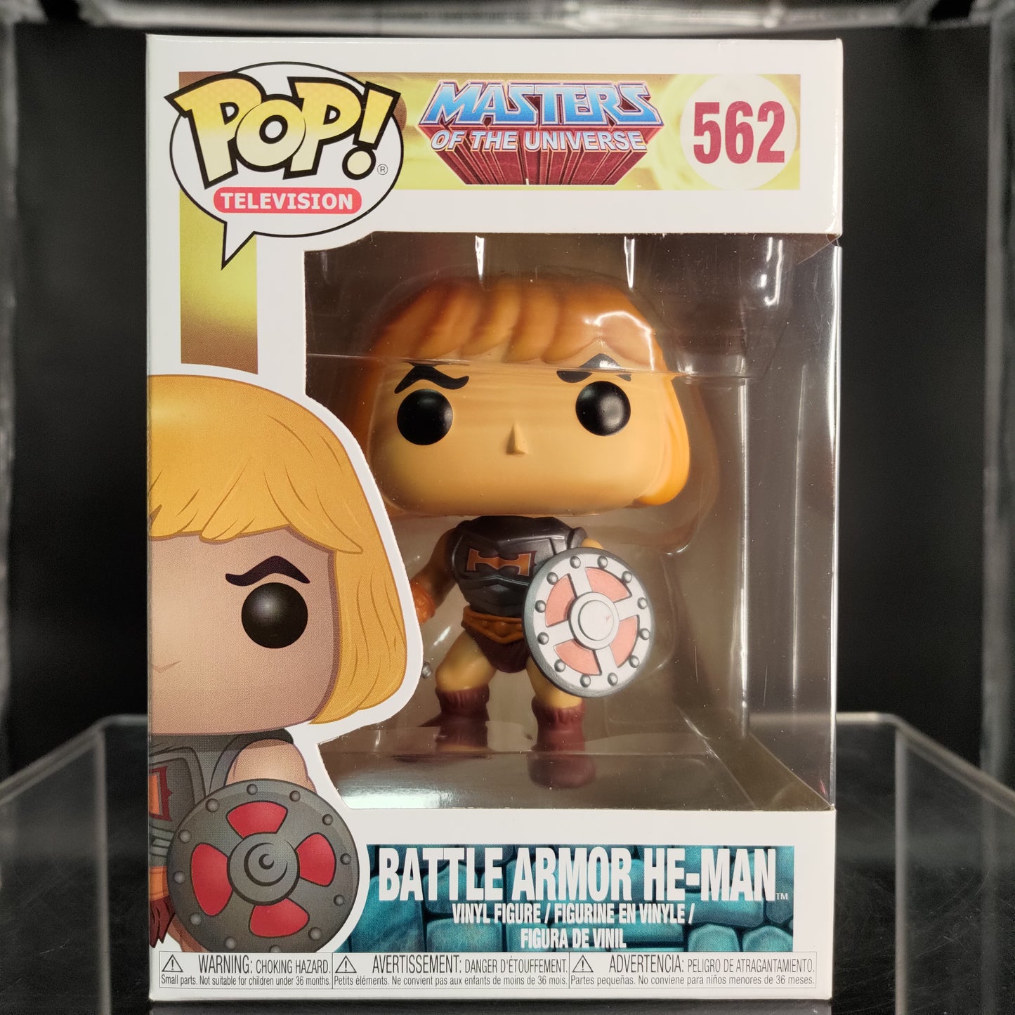 FUNKO POP! Vinyl Television RARE He-Man Masters Of The Universe #562 Battle Armor He-Man [VAULTED]