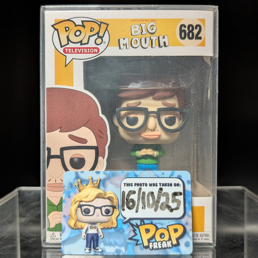 FUNKO POP! Vinyl Television RARE Big Mouth #682 Andrew (Big Mouth) [VAULTED]