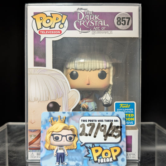 FUNKO POP! Vinyl Television RARE The Dark Crystal Age of Resistance #857 Mira (Holding Crystal) [Summer Convention] [VAULTED]
