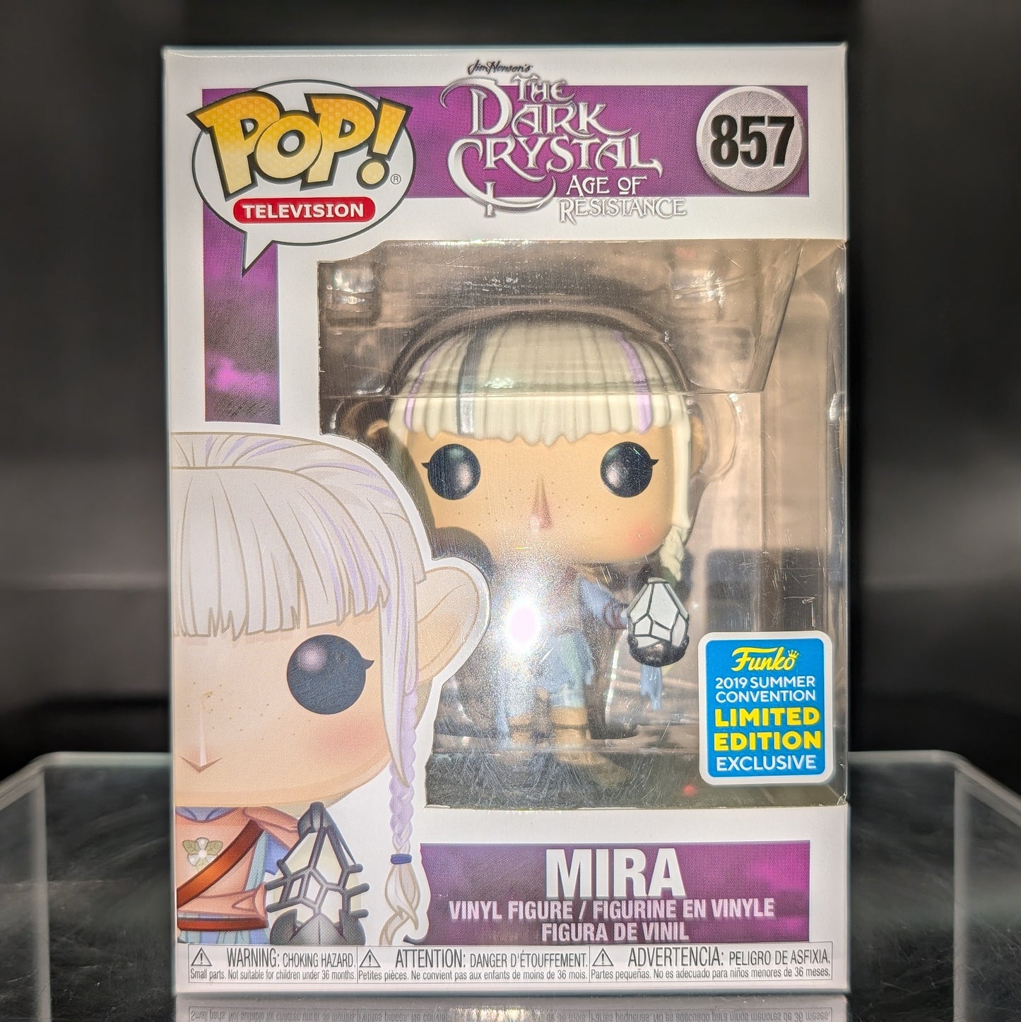 FUNKO POP! Vinyl Television RARE The Dark Crystal Age of Resistance #857 Mira (Holding Crystal) [Summer Convention] [VAULTED]