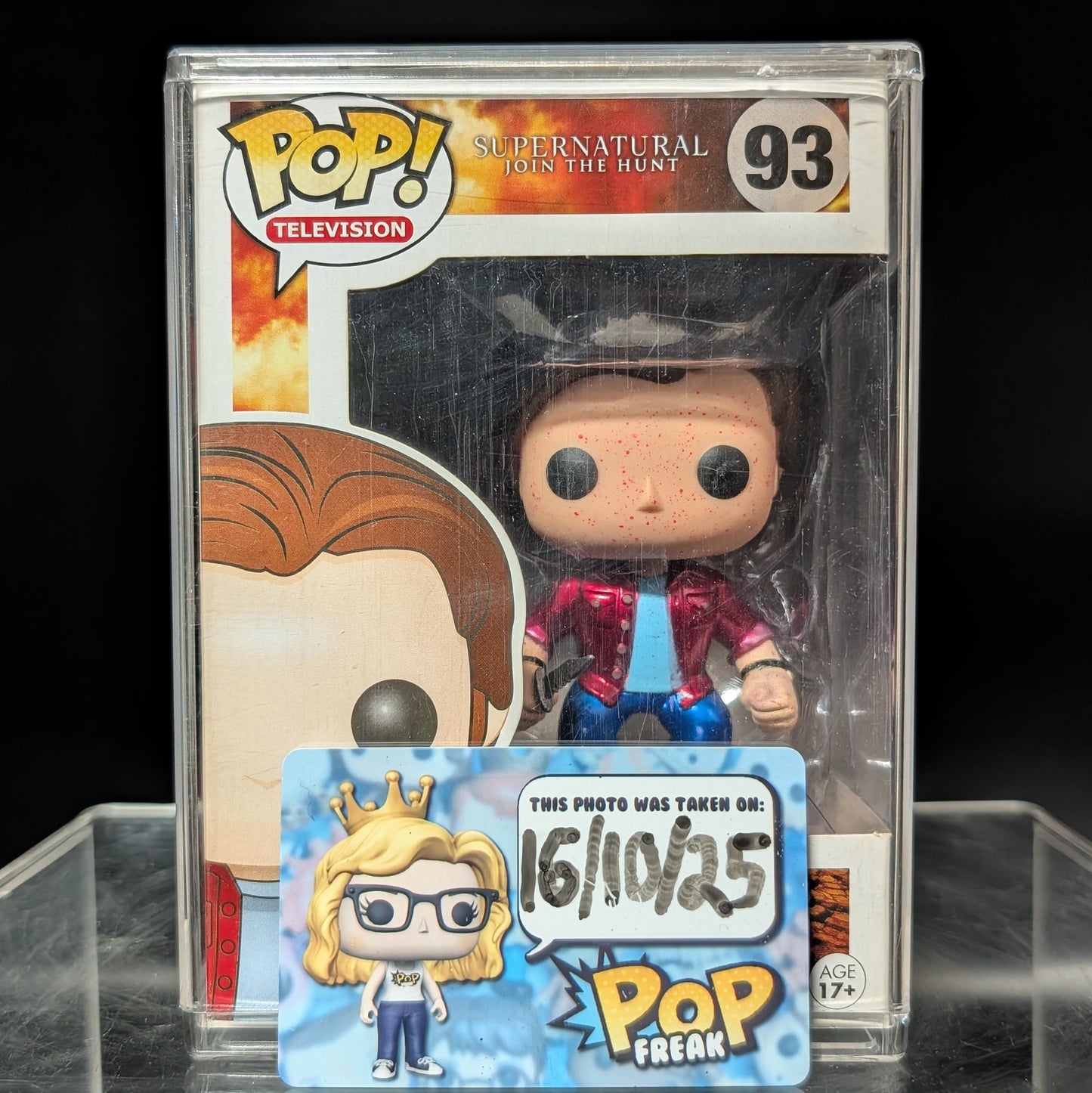 FUNKO POP! Vinyl Television RARE Supernatural Join The Hunt #93 Sam Winchester (Undercover FBI) [Hot Topic (Stickerless)] [VAULTED]