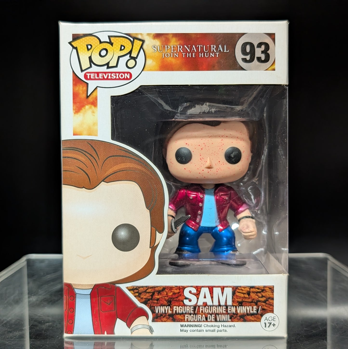 FUNKO POP! Vinyl Television RARE Supernatural Join The Hunt #93 Sam Winchester (Undercover FBI) [Hot Topic (Stickerless)] [VAULTED]