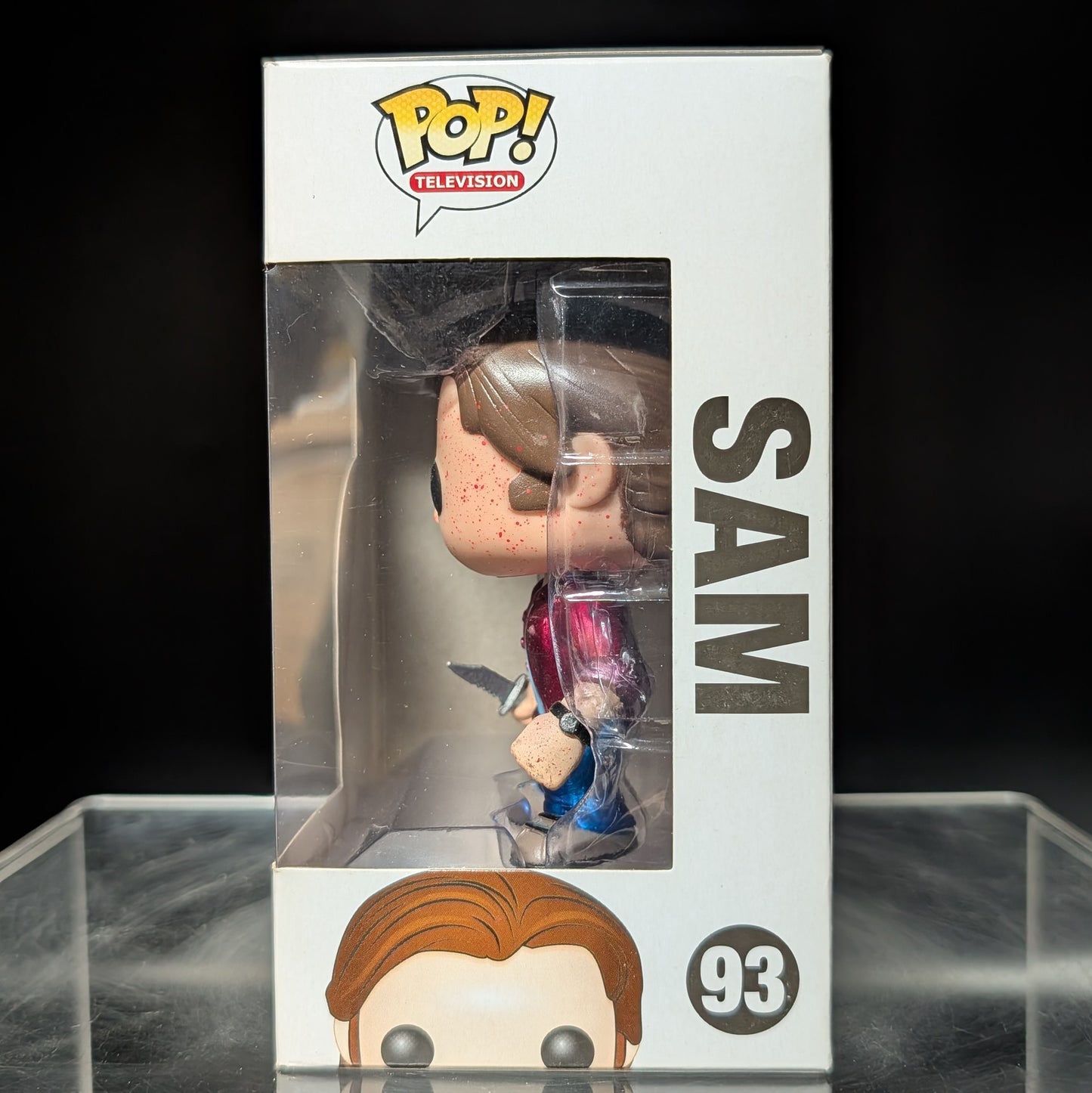 FUNKO POP! Vinyl Television RARE Supernatural Join The Hunt #93 Sam Winchester (Undercover FBI) [Hot Topic (Stickerless)] [VAULTED]