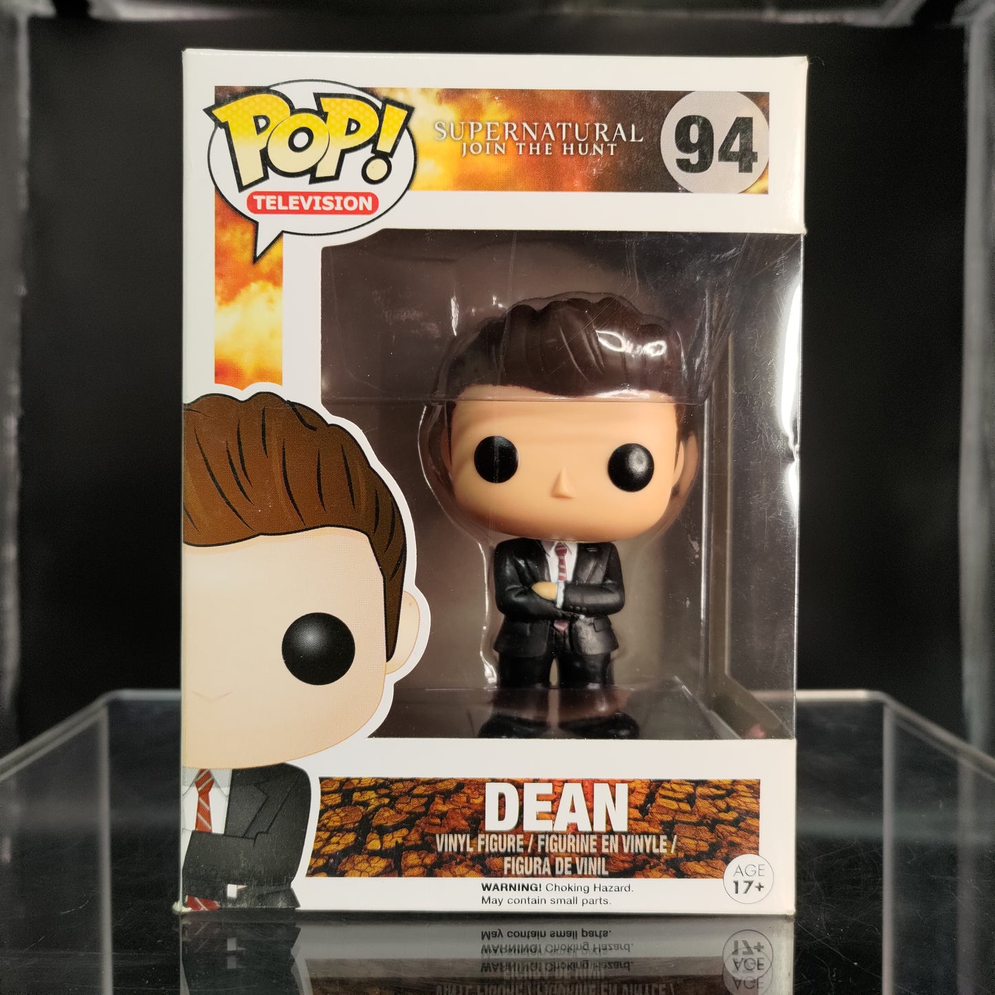 FUNKO POP! Vinyl Television RARE Supernatural Join The Hunt #94 Dean Winchester (Undercover FBI) [Hot Topic (Stickerless)] [VAULTED]