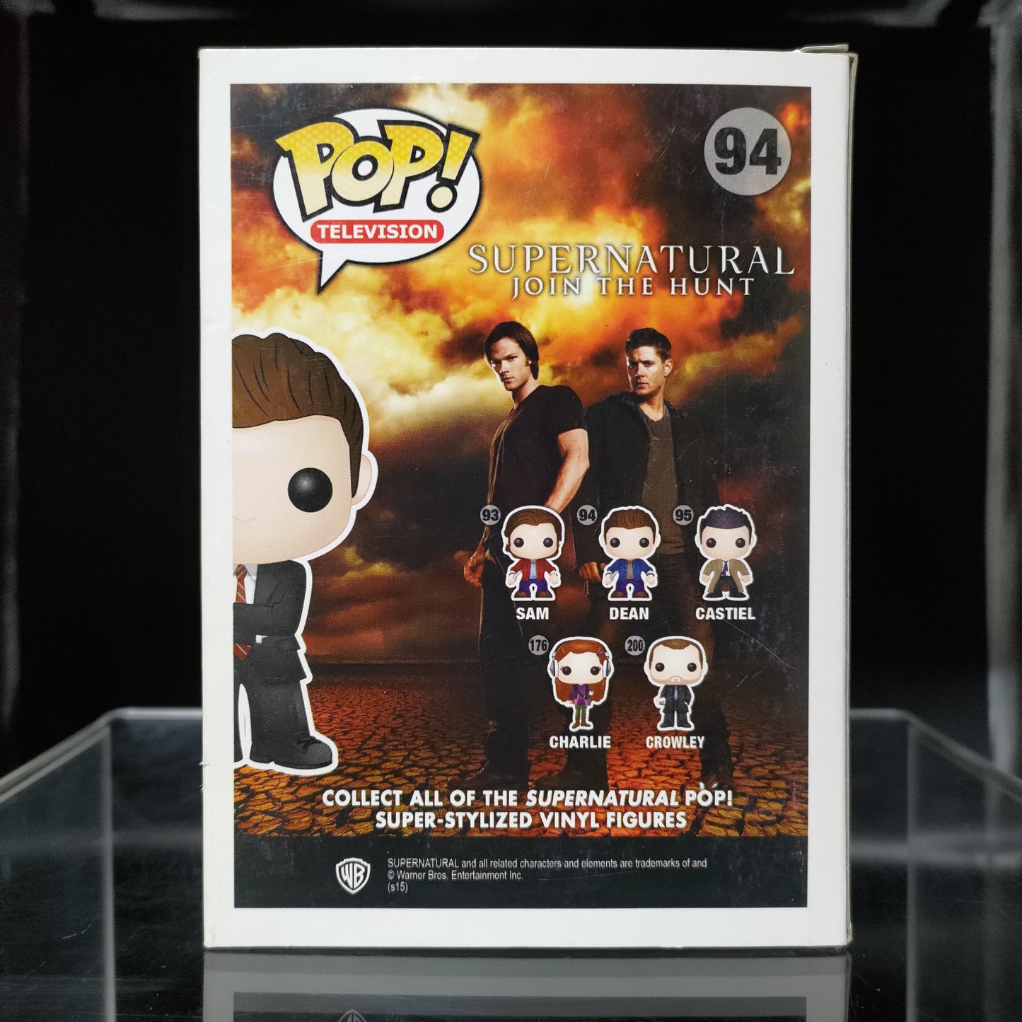 FUNKO POP! Vinyl Television RARE Supernatural Join The Hunt #94 Dean Winchester (Undercover FBI) [Hot Topic (Stickerless)] [VAULTED]