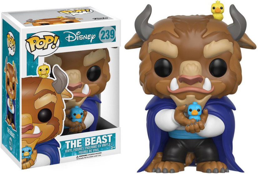 FUNKO POP! Vinyl Disney RARE #239 The Beast with Birds (Winter) [VAULTED]