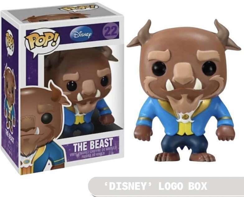 FUNKO POP! Vinyl Disney RARE #22 The Beast ("Disney" Logo) [VAULTED]