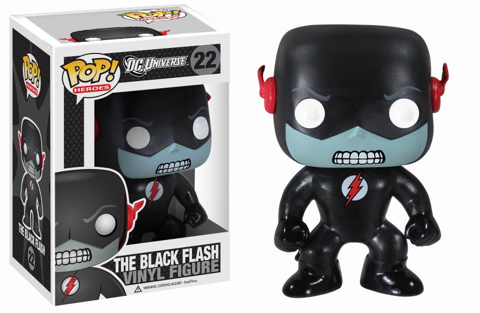 FUNKO POP! Vinyl Heroes RARE DC Universe #22 The Black Flash [Fugitive Toys (Stickerless)] [VAULTED]