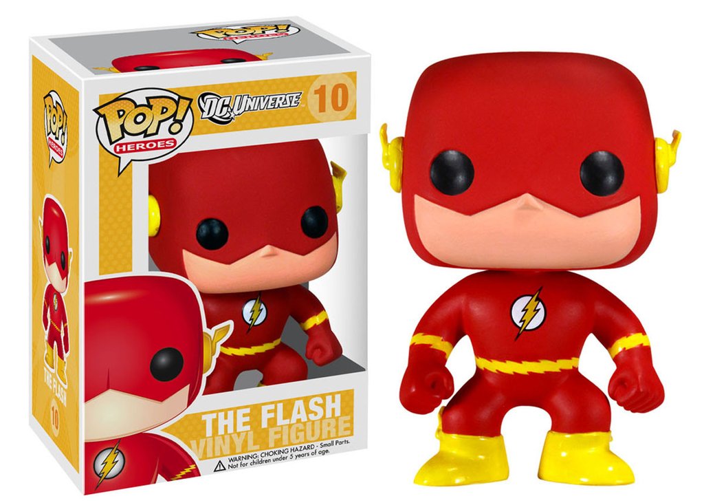 FUNKO POP! Vinyl Heroes RARE DC Universe #10 The Flash ("DC Universe" Box) [VAULTED]