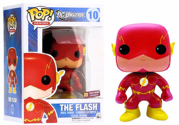 FUNKO POP! Vinyl Heroes RARE DC Universe #10 The Flash (New 52) (Old Box - No Age Circle) [Previews (Stickerless)] [VAULTED]