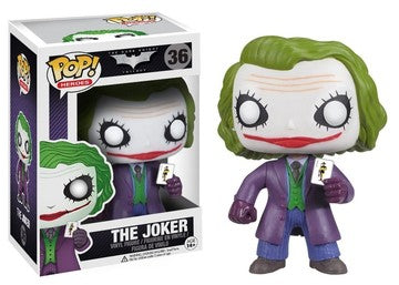 FUNKO POP! Vinyl Heroes RARE The Dark Knight Trilogy #36 The Joker (The Dark Knight) [VAULTED]