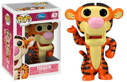 FUNKO POP! Vinyl Disney RARE #47 Tigger ("Disney" Logo) [VAULTED]