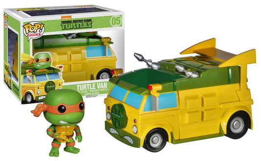 FUNKO POP! Vinyl Rides RARE TMNT #05 Turtle Van [VAULTED]