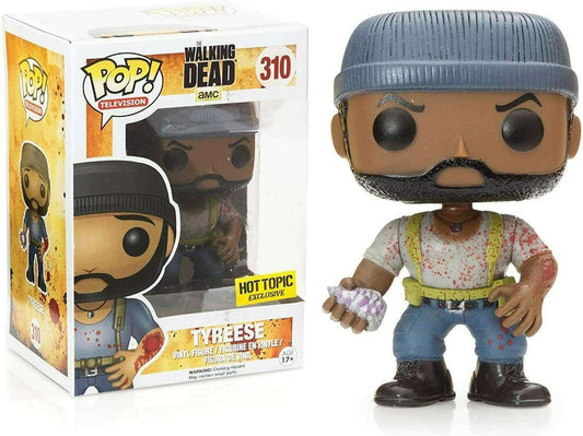 FUNKO POP! Vinyl Television RARE The Walking Dead #310 Tyreese (Bitten/Bloody) [Hot Topic (Stickerless)] [VAULTED]