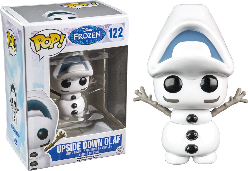 FUNKO POP! Vinyl Disney RARE Frozen #122 Upside Down Olaf [Hot Topic (Stickerless)] [VAULTED]