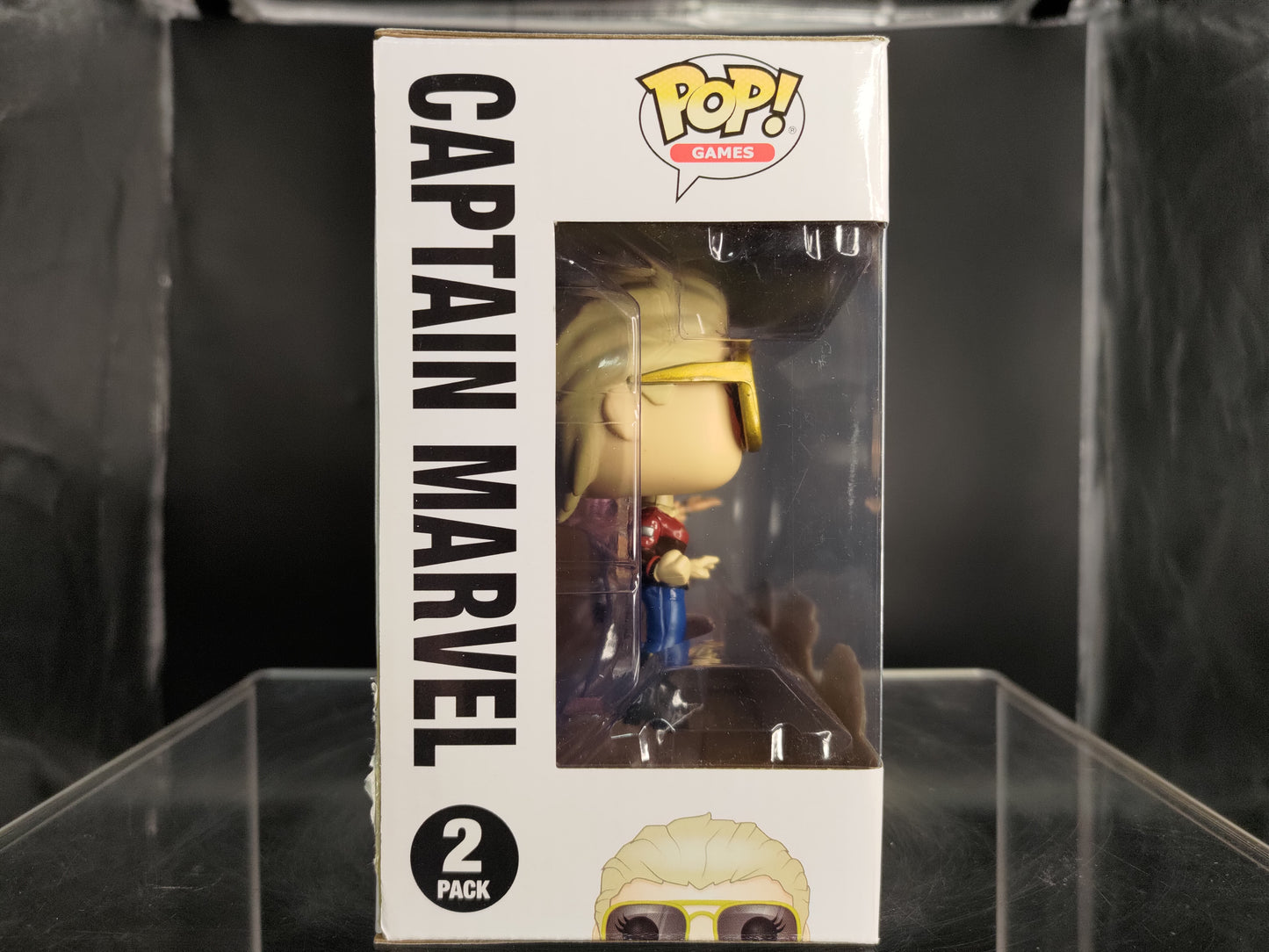 FUNKO POP! Vinyl Games RARE Captain Marvel vs Chun-Li (2-Pack) [VAULTED]