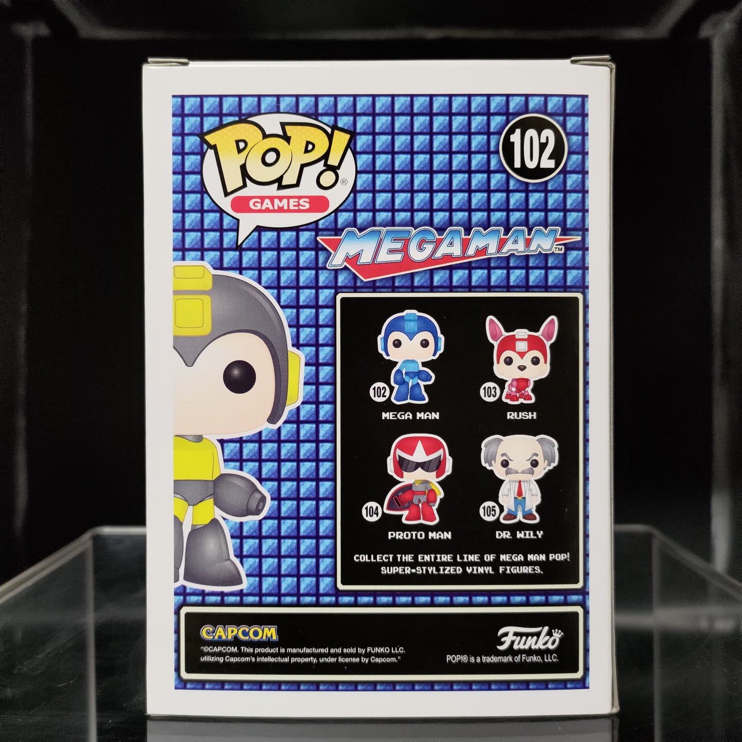 FUNKO POP! Vinyl Games RARE Mega Man #102 Mega Man (Thunder Beam) [NYCC] [VAULTED]