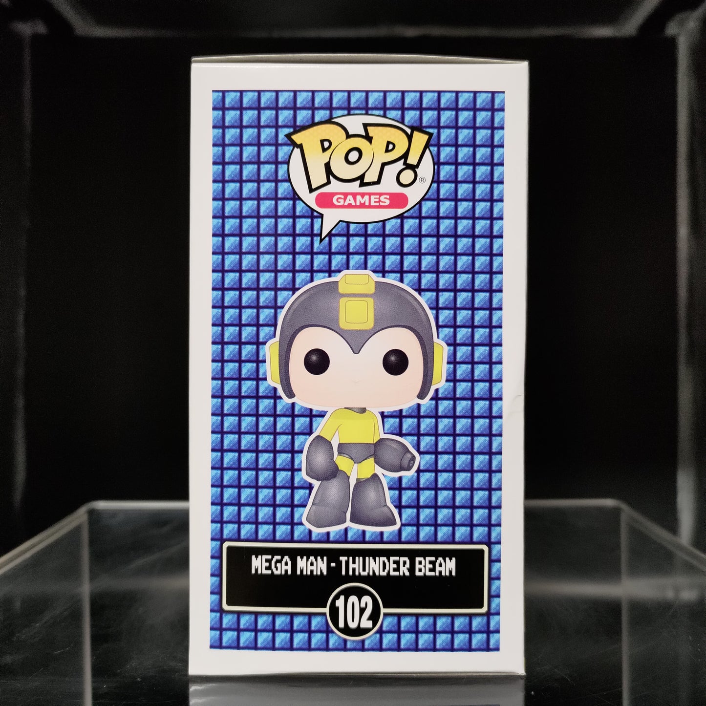 FUNKO POP! Vinyl Games RARE Mega Man #102 Mega Man (Thunder Beam) [NYCC] [VAULTED]