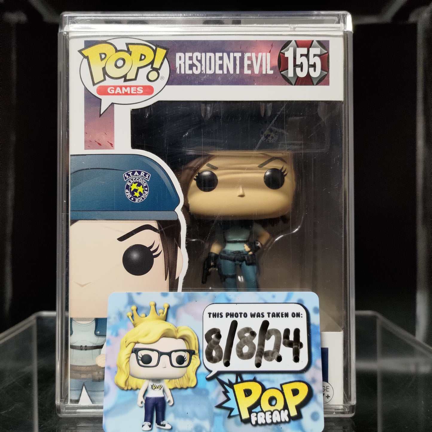 FUNKO POP! Vinyl Games RARE Resident Evil #155 Jill Valentine [VAULTED]