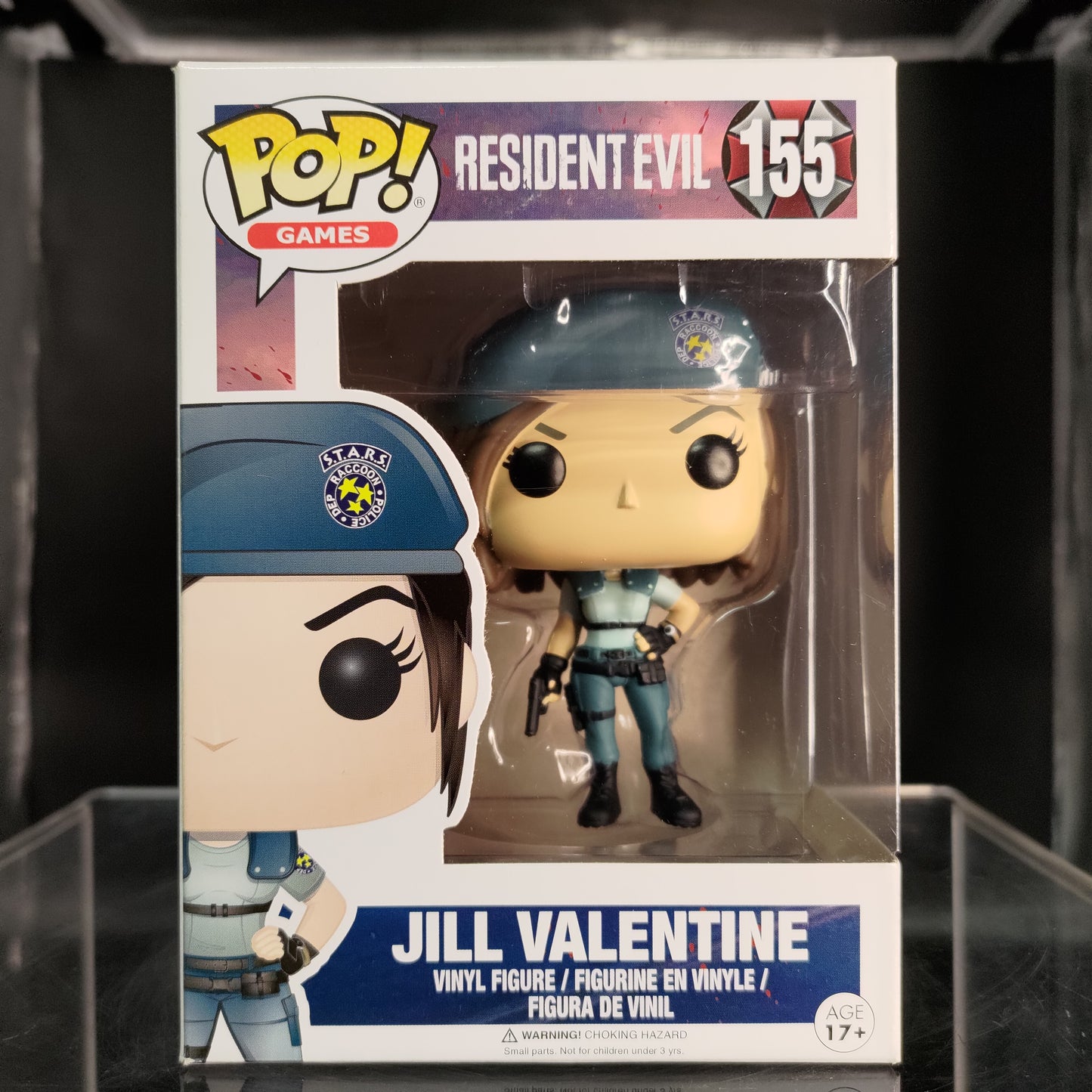 FUNKO POP! Vinyl Games RARE Resident Evil #155 Jill Valentine [VAULTED]