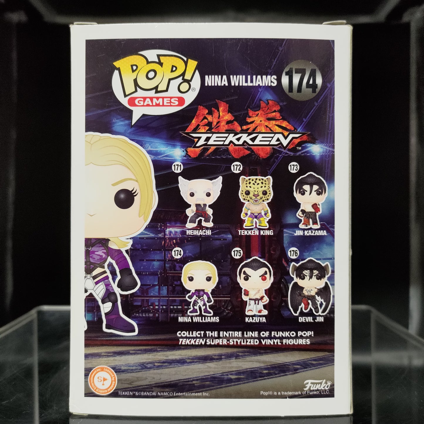 FUNKO POP! Vinyl Games RARE Tekken #174 Nina Williams [VAULTED]