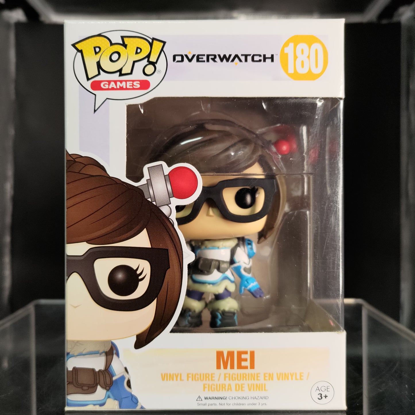 FUNKO POP! Vinyl Games RARE Overwatch #180 Mei [VAULTED]