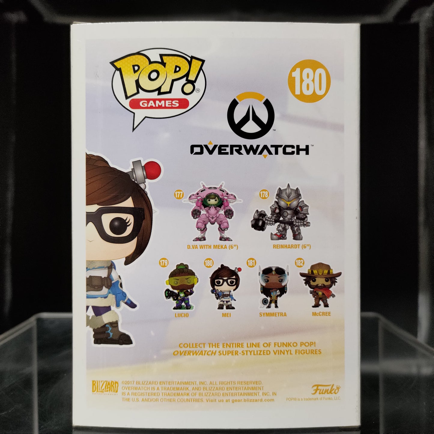 FUNKO POP! Vinyl Games RARE Overwatch #180 Mei [VAULTED]