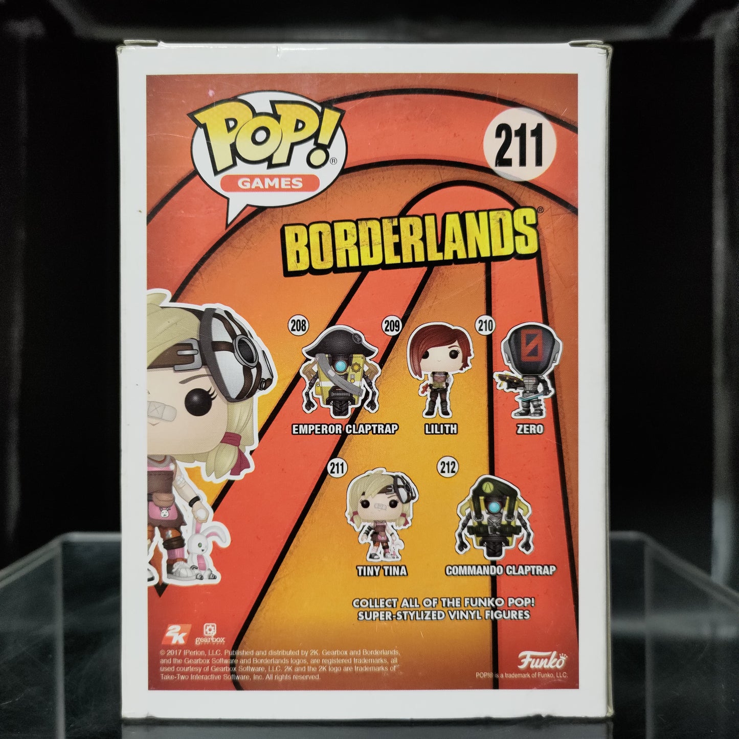 FUNKO POP! Vinyl Games RARE Borderlands #211 Tiny Tina [VAULTED]