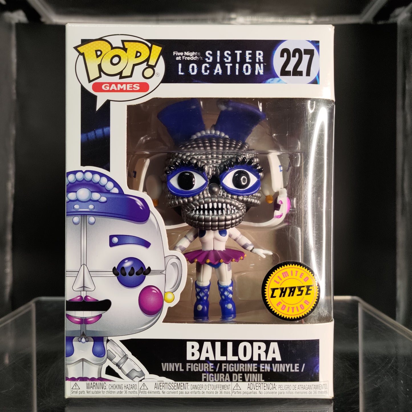 FUNKO POP! Vinyl Games RARE FNAF: Sister Location #227 Ballora (Jumpscare) [Chase] [VAULTED]