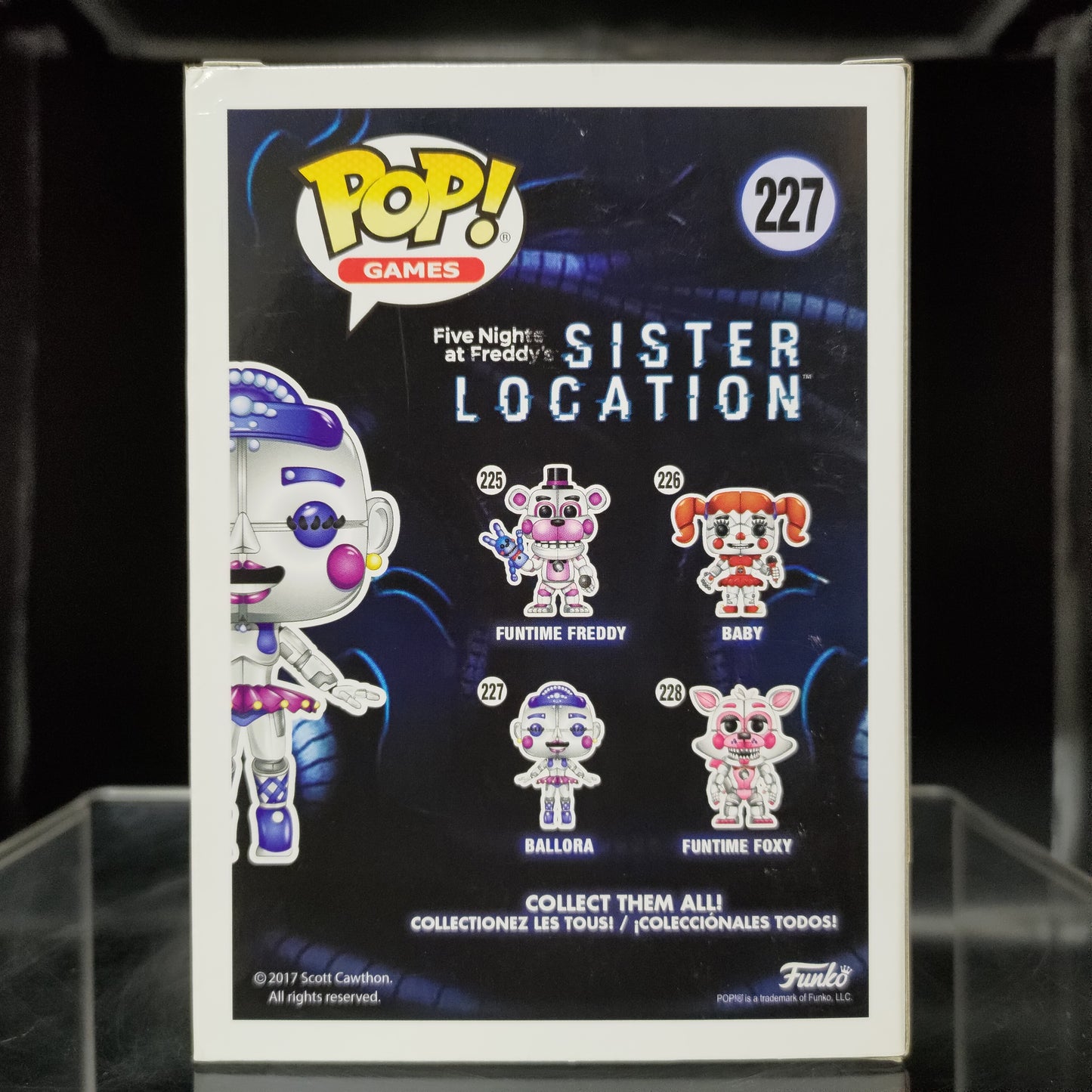 FUNKO POP! Vinyl Games RARE FNAF: Sister Location #227 Ballora (Jumpscare) [Chase] [VAULTED]