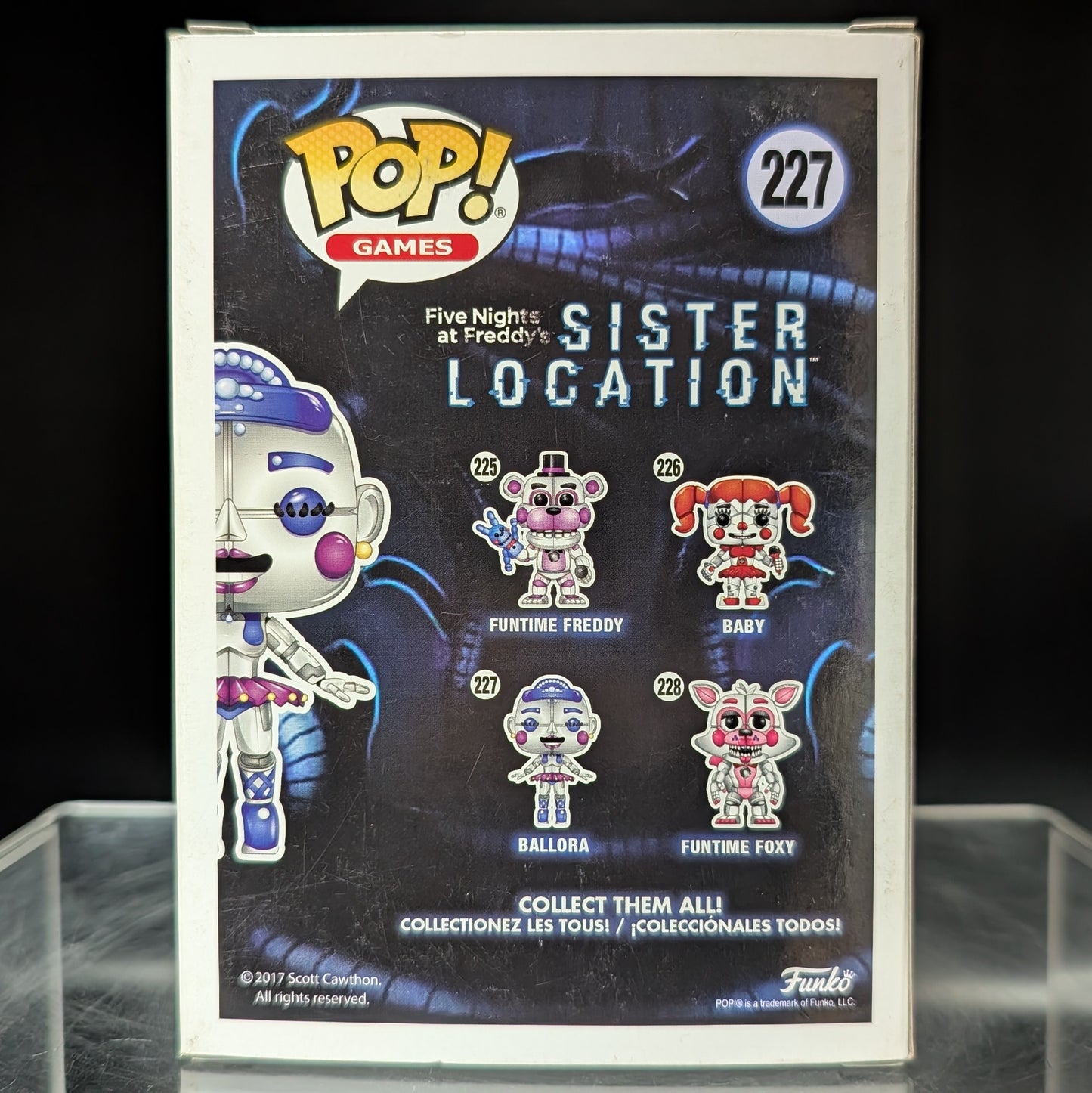 FUNKO POP! Vinyl Games RARE FNAF: Sister Location #227 Ballora (Jumpscare) [Chase] [VAULTED]