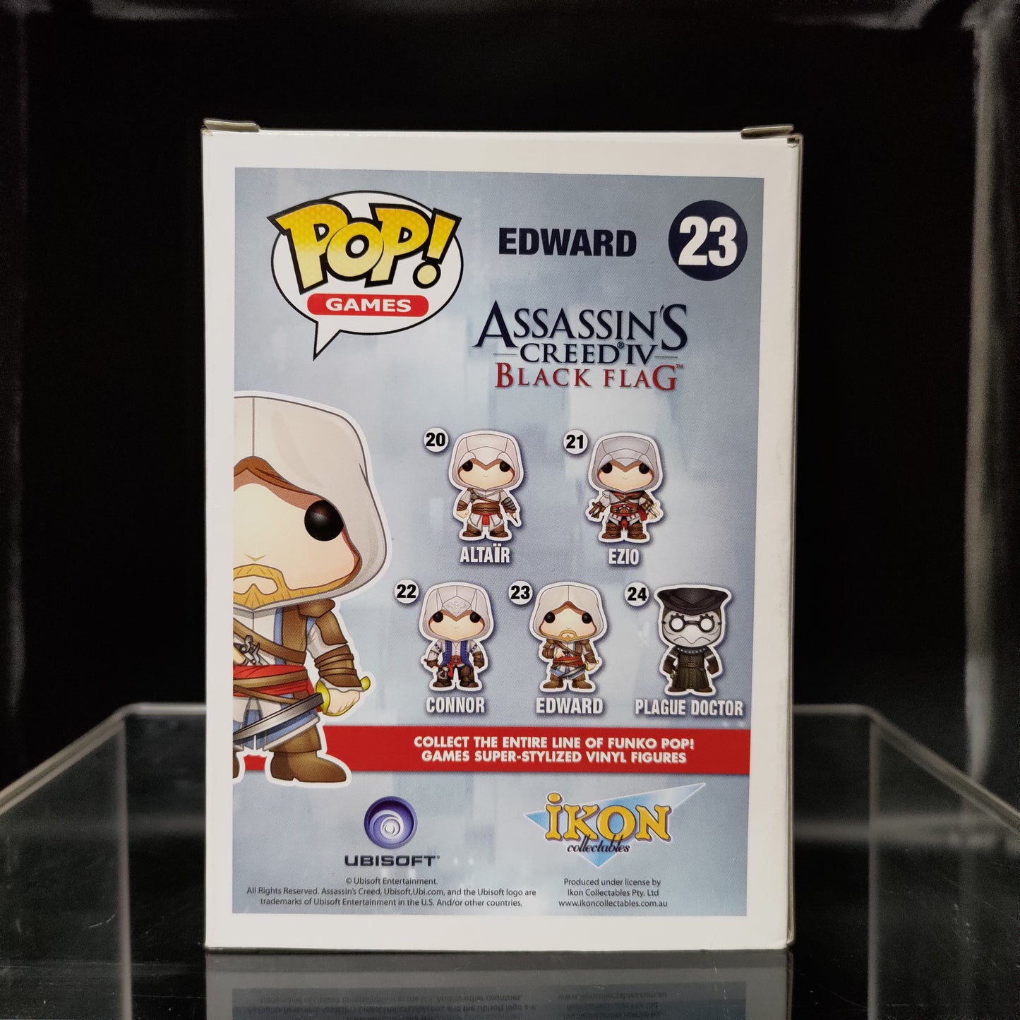 FUNKO POP! Vinyl Games RARE Assassin's Creed IV Black Flag #23 Edward [VAULTED]