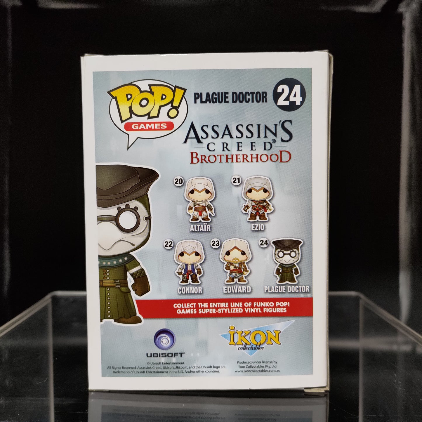 FUNKO POP! Vinyl Games RARE Assassin's Creed Brotherhood #24 Plague Doctor [VAULTED]