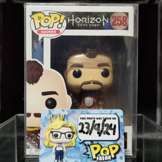 FUNKO POP! Vinyl Games RARE Horizon Zero Dawn #258 Erend [VAULTED]