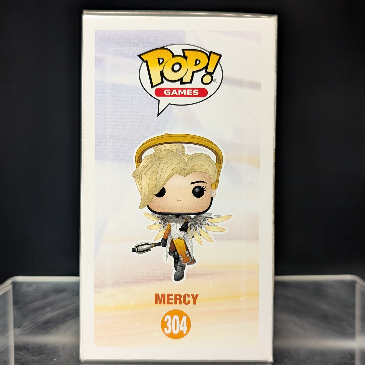 FUNKO POP! Vinyl Games RARE Overwatch #304 Mercy (Glitter) [Funko Diamond Collection | Funko Special Edition] [VAULTED]