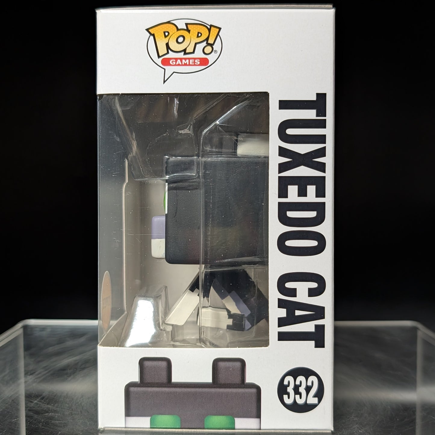 FUNKO POP! Vinyl Games RARE Minecraft #332 Tuxedo Cat [Chase] [VAULTED]