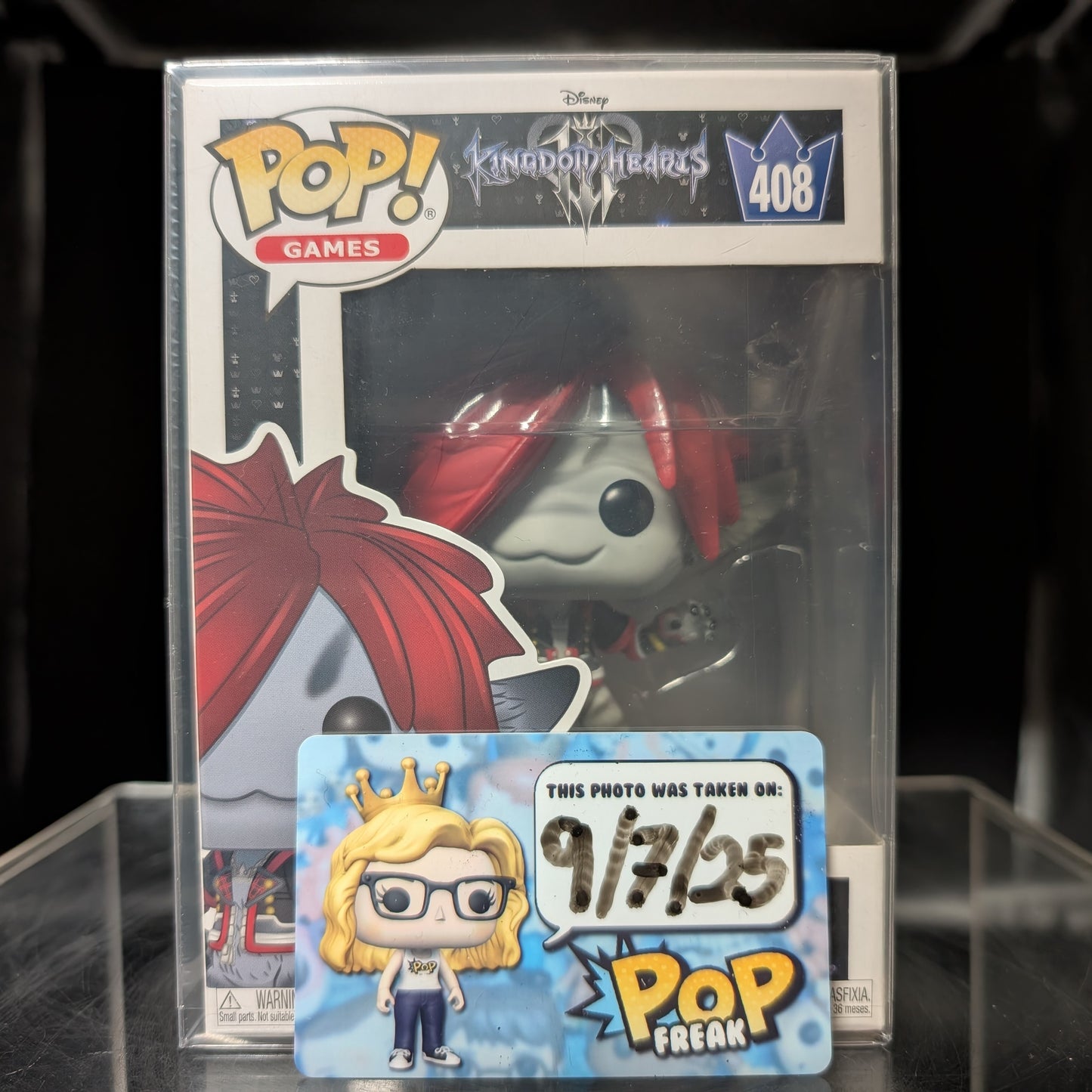 FUNKO POP! Vinyl Games RARE Kingdom Hearts III #408 Sora (Monster's Inc.) [VAULTED]