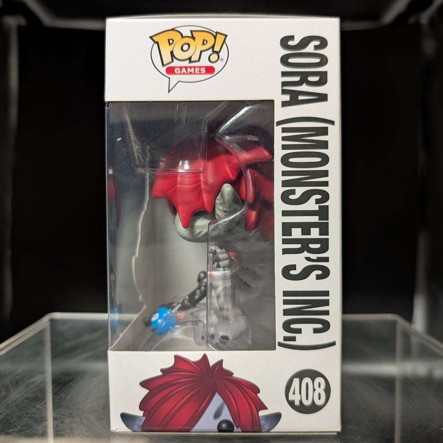 FUNKO POP! Vinyl Games RARE Kingdom Hearts III #408 Sora (Monster's Inc.) [VAULTED]