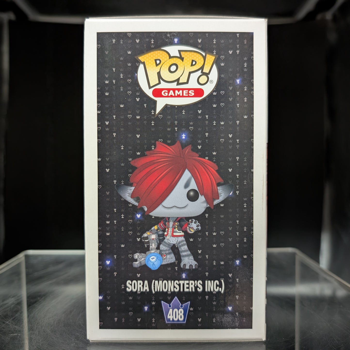 FUNKO POP! Vinyl Games RARE Kingdom Hearts III #408 Sora (Monster's Inc.) [VAULTED]