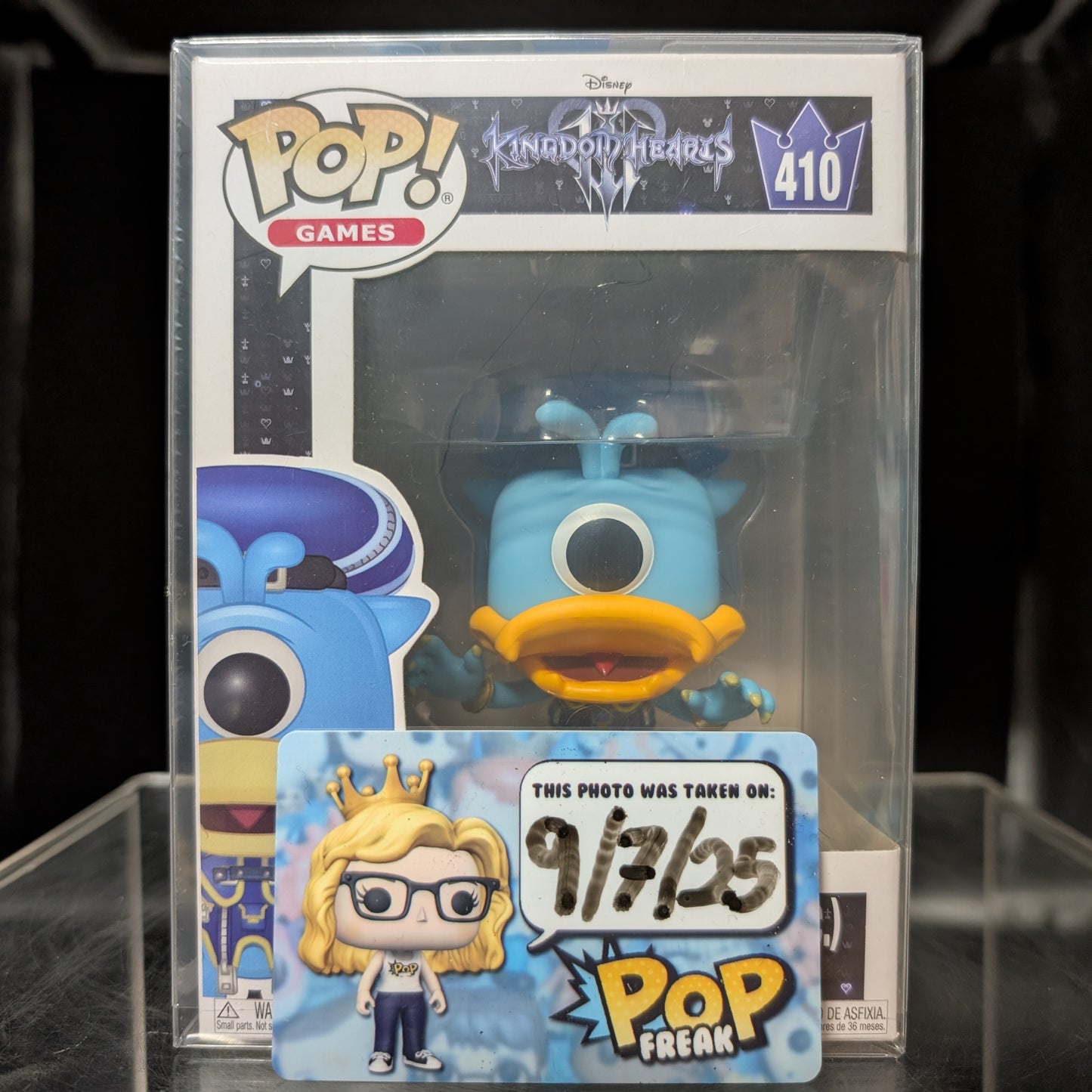 FUNKO POP! Vinyl Games RARE Kingdom Hearts III #410 Donald (Monster's Inc.) [VAULTED]